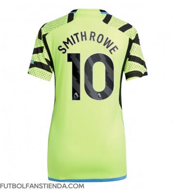 Arsenal Emile Smith Rowe #10 Segunda Equipación Mujer 2023-24 Manga Corta